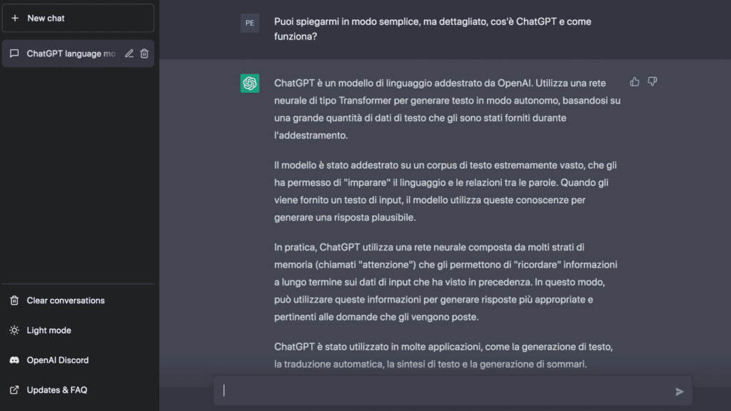 ChatGPT: cos'è e come funziona l'AI che cambierà le nostre vite