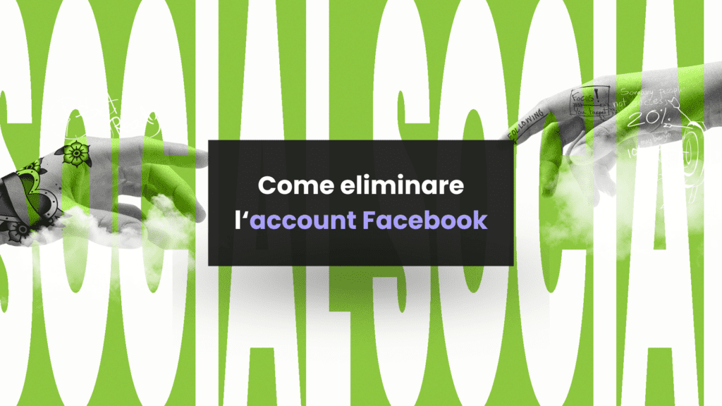 eliminare account facebook