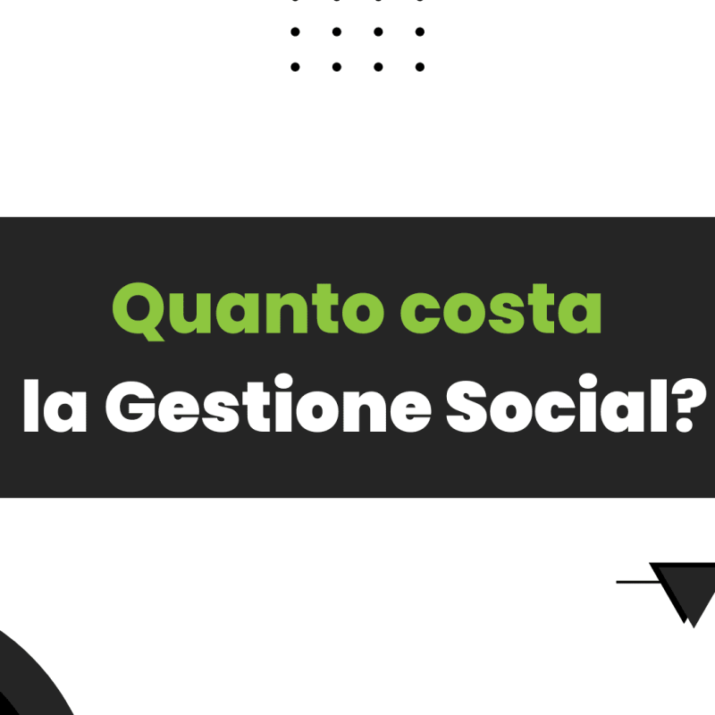 Quanto costa la Gestione Social?