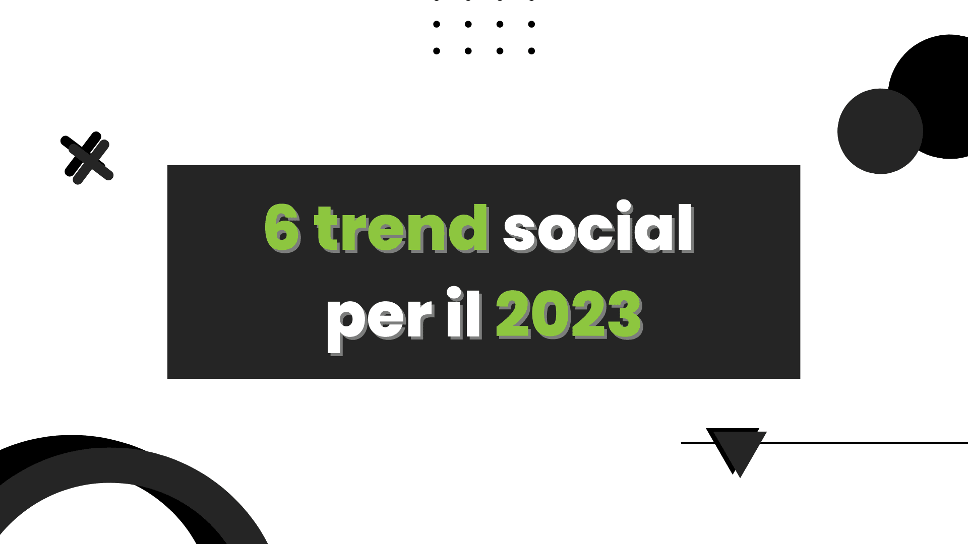 trend social per il 2023