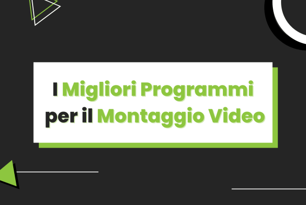 migliori programmi montaggio video