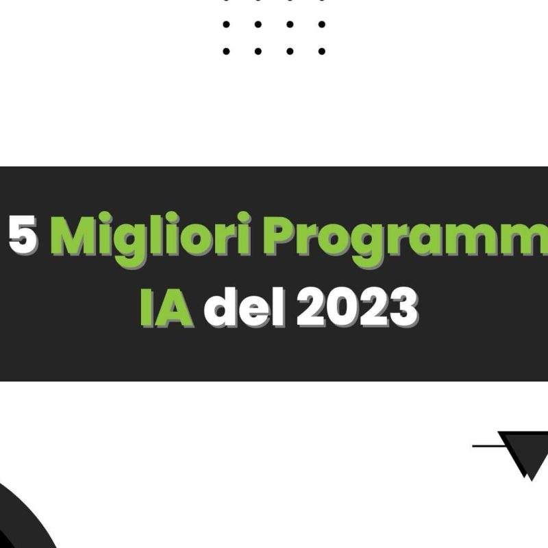 migliori programmi IA