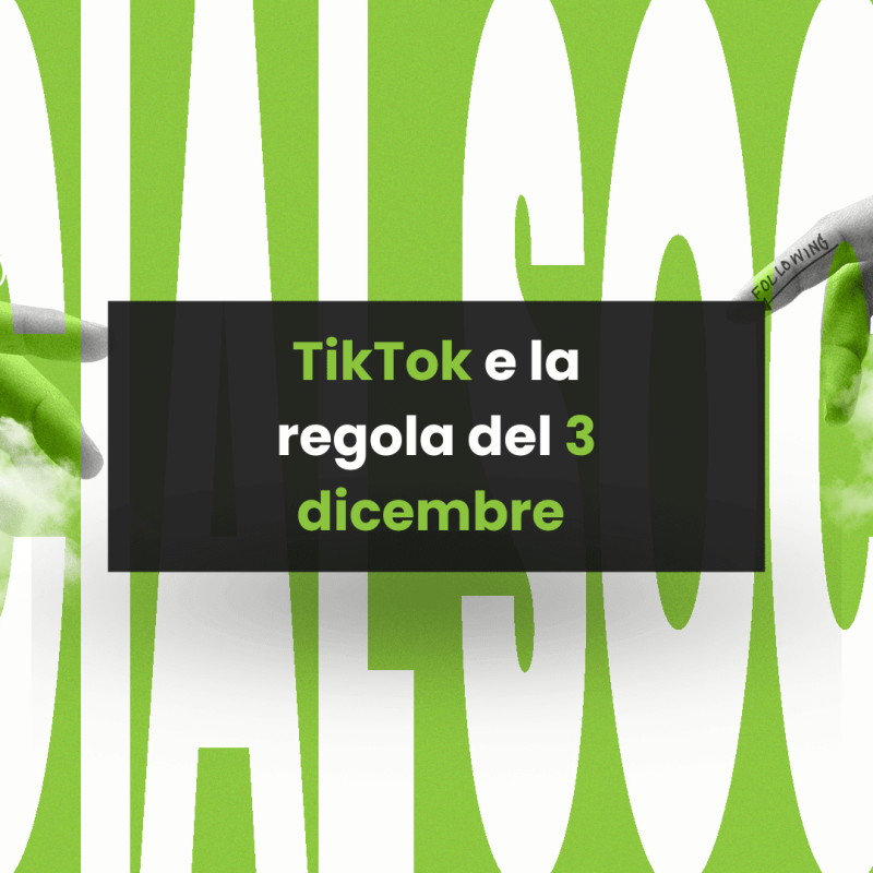 regola del 3 dicembre tiktok